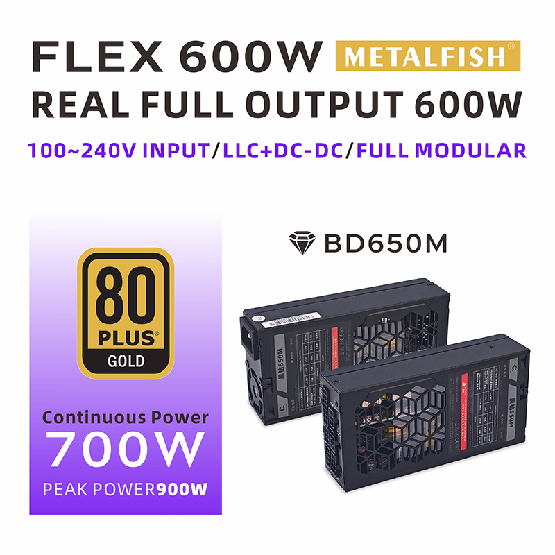 METALFISH Flex 600W Fonte de a - Flex Atx Power Supply 600W 1U avaliação e preço